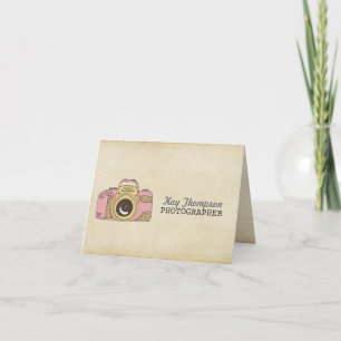 CARTÕES DE AGRADECIMENTOS de Fotógrafo de Desenho