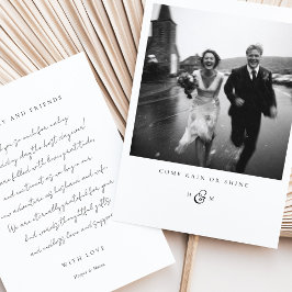 cartões de agradecimentos de fotos "CHUME OU SHINE