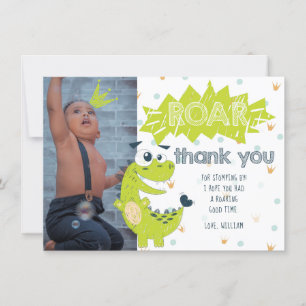 Cartões de agradecimentos de Fotos de Aniversári