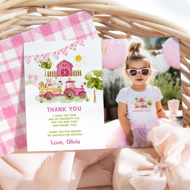 Cartões de agradecimentos de fotos de aniversário  (Criador carregado)