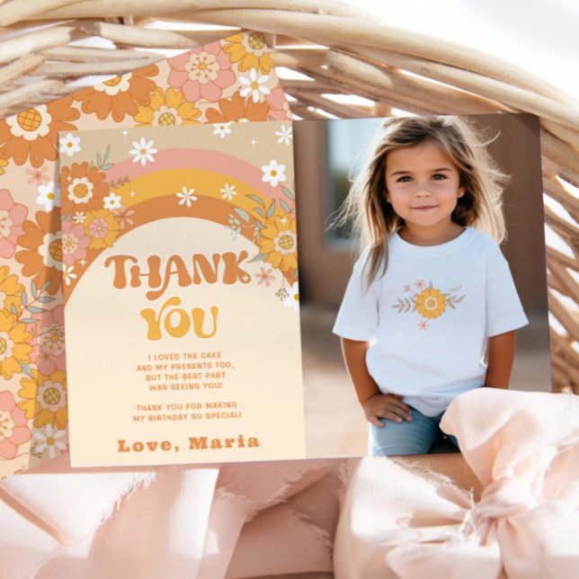 Cartões de agradecimentos de fotos de aniversário  (Criador carregado)