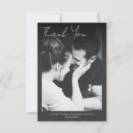 Cartões de agradecimentos de fotos de Casamento de