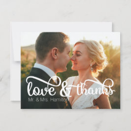 Cartões de agradecimentos de fotos de Obrigados e 