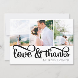 Cartões de agradecimentos de fotos de Obrigados e 