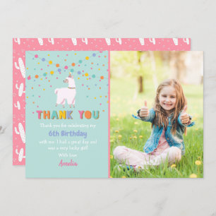 Cartões de agradecimentos de Fotos Llama