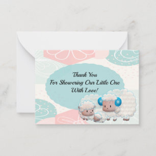 Cartões de agradecimentos De Fundo Da Família Shee