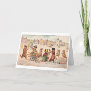 Cartões de agradecimentos de Gato Louis Wain