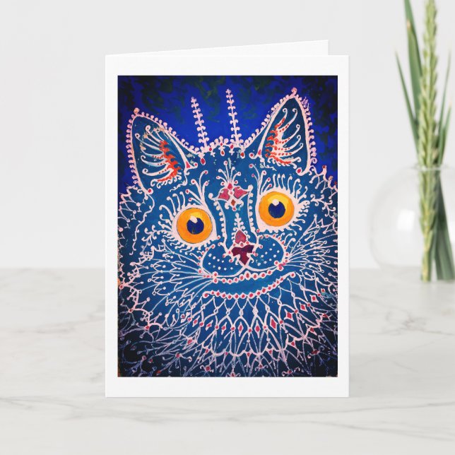 Cartões de agradecimentos de Gatos Psicodélicos (Frente)