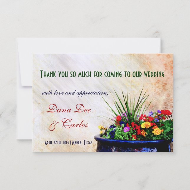 Cartões de agradecimentos de Gift Bag, inspirado n (Frente)