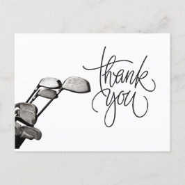 Cartões de agradecimentos de Golfe