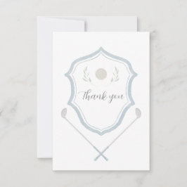 Cartões de agradecimentos de golfe