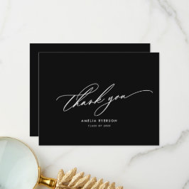 Cartões de agradecimentos de graduação