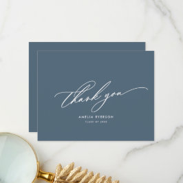 Cartões de agradecimentos de graduação