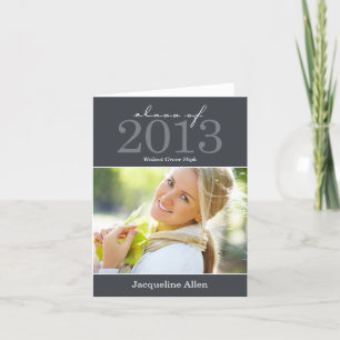 Cartões de agradecimentos de Graduação Bold e Boni