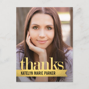 Cartões de agradecimentos de Graduação de Fita Bri