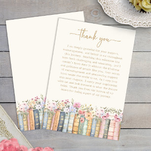 Cartões de agradecimentos de Graduação de Flores S