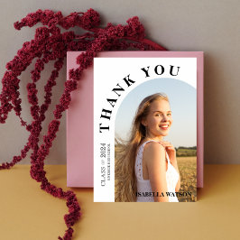 Cartões de agradecimentos de Graduação de Foto em 