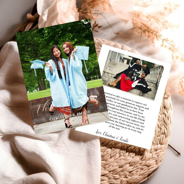 Cartões de agradecimentos de Graduação de Fotos do (Criador carregado)