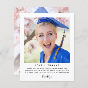 Cartões de agradecimentos de Graduação de Fotos Mi