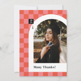 Cartões de agradecimentos de Graduação de Fotos Ve