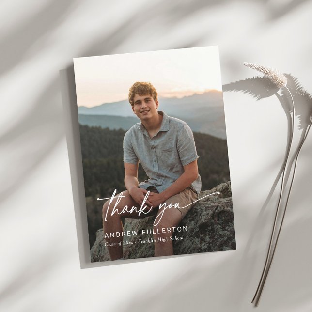 Cartões de agradecimentos de Graduação de Nota Sua (Criador carregado)