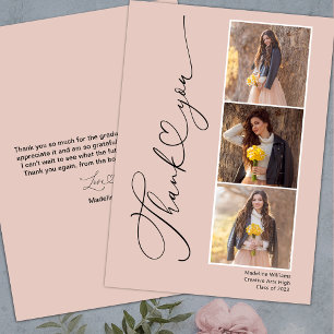 Cartões de agradecimentos de Graduação do Coração