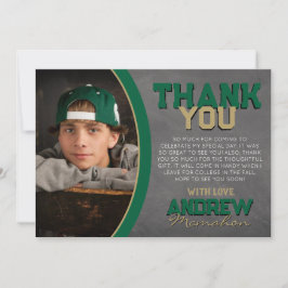 Cartões de agradecimentos de Graduação do Quadro d