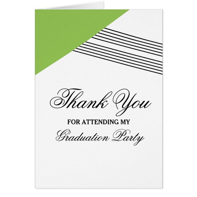 Cartões de agradecimentos de Graduação Geométrica  (Frente)