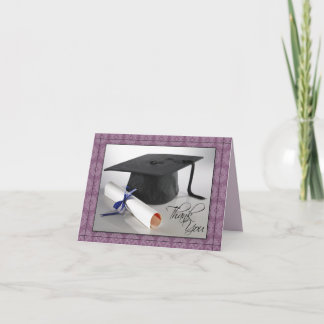 Cartões de agradecimentos de Graduação Personaliza