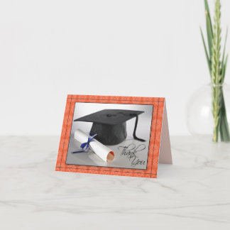 Cartões de agradecimentos de Graduação Personaliza