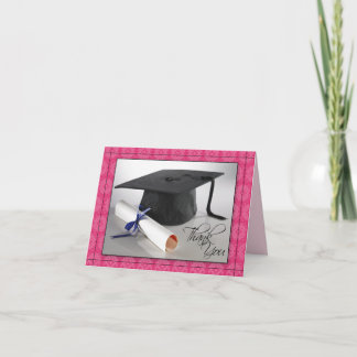 Cartões de agradecimentos de Graduação Personaliza