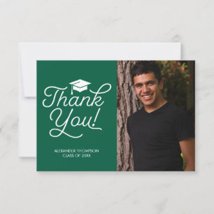 Cartões de agradecimentos de Graduação - Simples, 