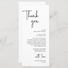 Cartões de agradecimentos de Janto de Definição de