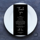 Cartões de agradecimentos de Janto de Definição de<br><div class="desc">Compartilhe o amor e mostre seu apreço aos seus convidados, quando eles sentarem em seu assento e lerem esse obrigado encantador personalizado que você coloca no cartão. É uma maneira maravilhosa de acabar com a sua celebração especial de dia! Este cartão define o tom de um evento inesquecível. O cartões...</div>