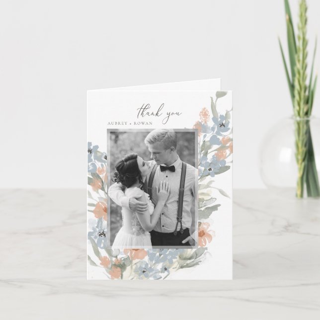 Cartões de agradecimentos de Jardim Flourado (Frente)