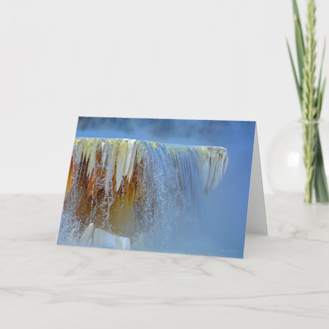 Cartões de agradecimentos de Mamoth Hot Primavera  (Frente)