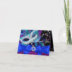 Cartões de agradecimentos de Máscara e Arco Sparkl