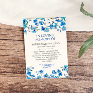 Cartões de agradecimentos de Memória de Simpatia d