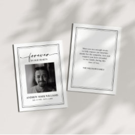 Cartões de agradecimentos de Memória de Simpatia M