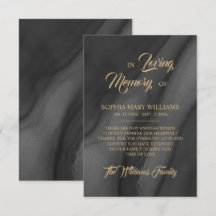 Cartões de agradecimentos de Memória de Simpatia P