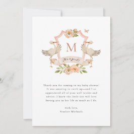 Cartões de agradecimentos de Menina