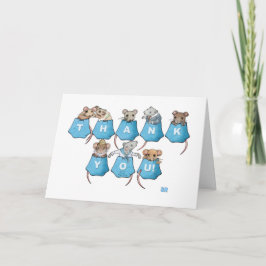 Cartões de agradecimentos de Mice Pocket