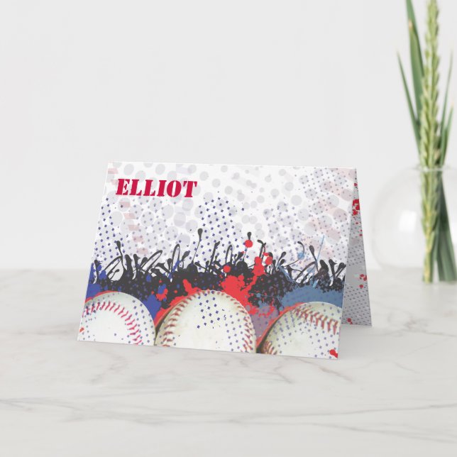 Cartões de agradecimentos de Mitzvah do bar do (Frente)