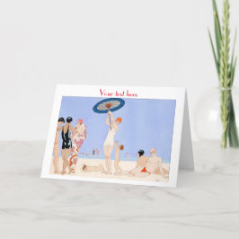 Cartões de agradecimentos de moda George Barbier A