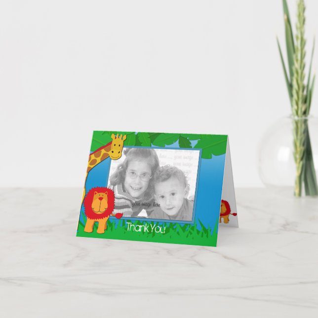 Cartões de agradecimentos de Modelo de Fotografia  (Frente)