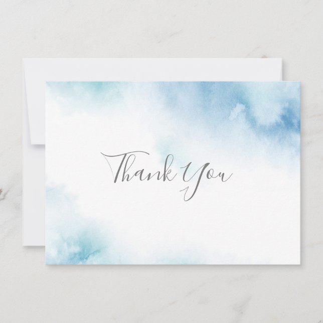 Cartões de agradecimentos de Moldura Abstrato de C (Frente)