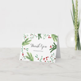 Cartões de agradecimentos de Natal