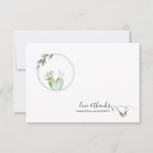 Cartões de agradecimentos de Natal exclusivo