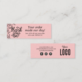 Cartões de agradecimentos de Ordem Personalizada d