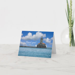 Cartões de agradecimentos de Painterly do Farol do